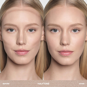 Anastasia Beverly Hills Smooth Blur Contour Stick - Halftone before and after
