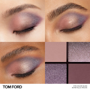 Tom Ford Runway Eye Color Quad - 38 Metallic Mauve eye looks and shades